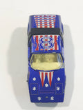 Vintage 1972 Lesney Matchbox Superfast Siva Spyder Blue Stars and Stripes #8 Die Cast Toy Car Vehicle Made in England