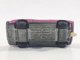Vintage 1969 Lesney Matchbox Superfast No. 5 Lotus Europa Magenta Pink Purple Die Cast Toy Car Vehicle with Opening Doors