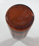 Vintage Brown Amber Glass 9" Tall Glass Beer Bottle Made in Canada