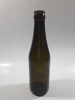 Vintage Brown Green Amber Glass 9" Tall Glass Beer Bottle