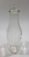 Vintage Clear Glass 8 1/4" Tall Glass Ketchup Catsup Bottle