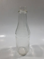 Vintage Clear Glass 8 1/4" Tall Glass Ketchup Catsup Bottle