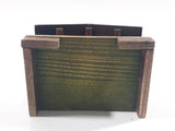 Vintage Bavarian Style Wood House Shaped Earring Small Trinket Box