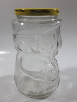 1989 Kraft Cheez Whiz Nintendo Super Mario Bros. Glass Character Shaped Jar Bottle with Lid