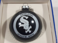 1990 MLB Major League Baseball Sports Collector Series Chicago White Sox Black Bulb Glass Christmas Tree Ornament New in Package