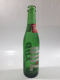 Vintage 1970s 7-UP Soda Beverage 10 Fluid Ounces Green Glass Bottle