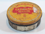 Vintage Murray's Erinmore Mixture Yellow Tin Metal Tobacco Container