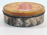 Vintage Murray's Erinmore Mixture Yellow Tin Metal Tobacco Container