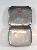 Antique Capstan W.D. & H.O. Wills Bristol & London Medium Strength Navy Cut Small Blue Tin Metal Tobacco Container