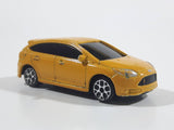Maisto Ford Focus ST Yellow Die Cast Toy Car Vehicle