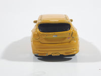 Maisto Ford Focus ST Yellow Die Cast Toy Car Vehicle