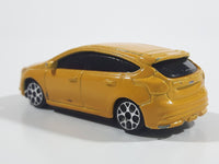 Maisto Ford Focus ST Yellow Die Cast Toy Car Vehicle