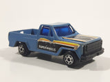 Rare 1988 Super Wheels Blue Pickup Truck Die Cast Toy Car Vehicle