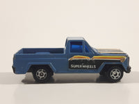Rare 1988 Super Wheels Blue Pickup Truck Die Cast Toy Car Vehicle