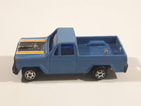 Rare 1988 Super Wheels Blue Pickup Truck Die Cast Toy Car Vehicle