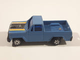 Rare 1988 Super Wheels Blue Pickup Truck Die Cast Toy Car Vehicle