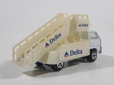 RealToy Delta Airplane Ladder Stairs Truck White Die Cast Toy Car Vehicle