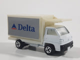 RealToy Delta Airplane Loading Scissor Lift Container Truck White Die Cast Toy Car Vehicle