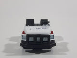 JetBlue Airport Service Luggage Trolley Cart White Die Cast Toy Car Vehicle