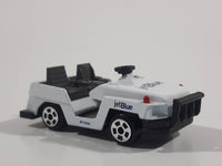 JetBlue Airport Service Luggage Trolley Cart White Die Cast Toy Car Vehicle
