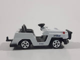JetBlue Airport Service Luggage Trolley Cart White Die Cast Toy Car Vehicle
