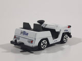 JetBlue Airport Service Luggage Trolley Cart White Die Cast Toy Car Vehicle