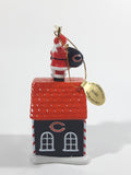 2015 The Danbury Mint Chicago Bears NFL Football Team Santa Christmas Gingerbread House Ceramic Ornament