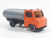 SunToys 8021 Fuel Tanker Gas Truck Orange and Grey Die Cast Toy Car Vehicle