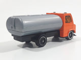 SunToys 8021 Fuel Tanker Gas Truck Orange and Grey Die Cast Toy Car Vehicle