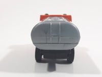 SunToys 8021 Fuel Tanker Gas Truck Orange and Grey Die Cast Toy Car Vehicle