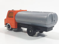 SunToys 8021 Fuel Tanker Gas Truck Orange and Grey Die Cast Toy Car Vehicle