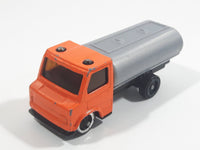 SunToys 8021 Fuel Tanker Gas Truck Orange and Grey Die Cast Toy Car Vehicle