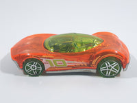 2014 Hot Wheels HW Race: X‑Raycers Phastasm Transparent Orange Die Cast Toy Car Vehicle