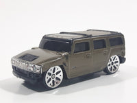 Maisto Hummer H2 Gold Brown Die Cast Toy Truck SUV Vehicle