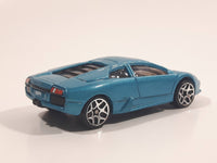 2011 Hot Wheels HW Exotics Lamborghini Murcielago Metalflake Aqua Die Cast Toy Car Vehicle