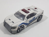 2013 Toys R Us Fast Lane EA-001 Police Cop Car White Silver Die Cast Toy Car Vehicle