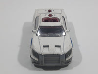 2013 Toys R Us Fast Lane EA-001 Police Cop Car White Silver Die Cast Toy Car Vehicle