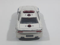 2013 Toys R Us Fast Lane EA-001 Police Cop Car White Silver Die Cast Toy Car Vehicle