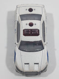 2013 Toys R Us Fast Lane EA-001 Police Cop Car White Silver Die Cast Toy Car Vehicle