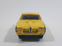 2009 Matchbox Heritage Classics '70 Pontiac GTO Yellow Die Cast Toy Muscle Car Vehicle