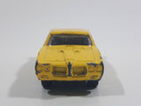 2009 Matchbox Heritage Classics '70 Pontiac GTO Yellow Die Cast Toy Muscle Car Vehicle