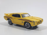 2009 Matchbox Heritage Classics '70 Pontiac GTO Yellow Die Cast Toy Muscle Car Vehicle