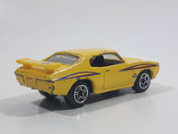 2009 Matchbox Heritage Classics '70 Pontiac GTO Yellow Die Cast Toy Muscle Car Vehicle