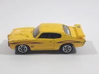 2009 Matchbox Heritage Classics '70 Pontiac GTO Yellow Die Cast Toy Muscle Car Vehicle