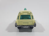 2012 Matchbox Beach 1963 Cadillac Ambulance Cream Light Yellow 1:81 Scale Die Cast Toy Car Vehicle