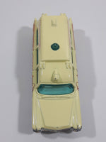 2012 Matchbox Beach 1963 Cadillac Ambulance Cream Light Yellow 1:81 Scale Die Cast Toy Car Vehicle