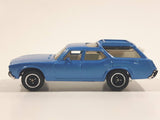 2011 Matchbox Heritage Classics 1971 Oldsmobile Vista Cruiser Metalflake Slate Blue 1:68 Scale Die Cast Toy Car Vehicle