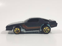 2013 Hot Wheels Muscle Mania Camaro Z28 Flat Dark Grey Die Cast Toy Car Vehicle