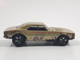2008 Hot Wheels General Motors 1967 Camaro Metalflake Gold Die Cast Toy Car Vehicle w/ Opening Hood