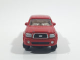 Rare SunToys Toyota Tacoma Pickup Truck Red Die Cast Toy Car Vehicle